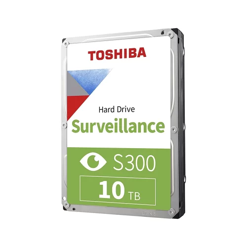 Toshiba S300 10TB Surveillance 3,5 ”disco rígido interno – SATA 6 Gb / s 7200 RPM 256 MB Cache