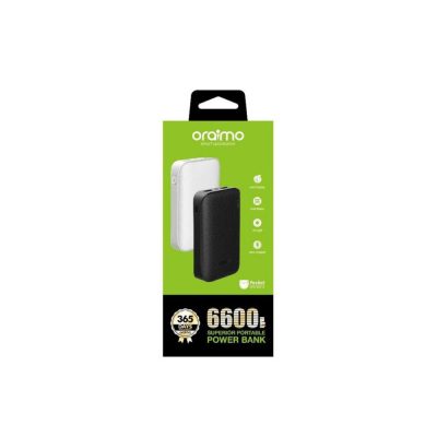 Oraimo Pocket OPB-B661D 6600mAH Powerbank -BLACK