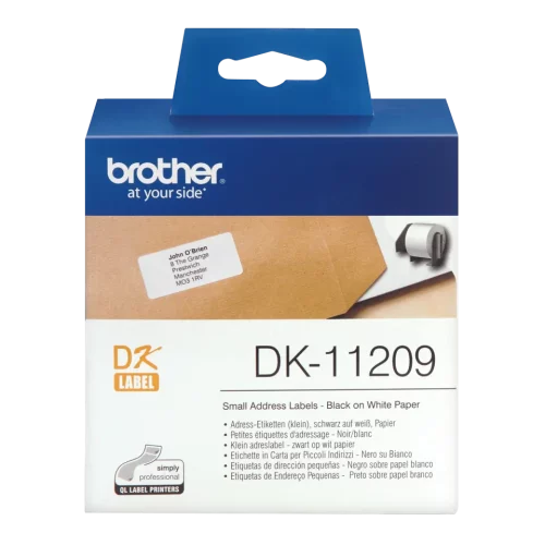 ETIQUETA BROTHER DK11209 1-1/7″X 2-3/7″ 29MMX62MM