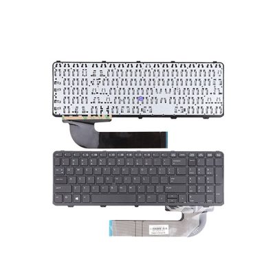 Keyboard for HP ProBook 450 G0 450 G1 455 G1 US Black Frame Black YMS HR04-D