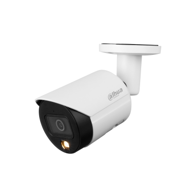Dahua DH-IPC-HFW249SP-SA-LED-S2 4MP Lite Full-color Fixed-focal Bullet Network Camera (SD-Card Slot, Audio, Led)